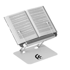 BESIGN BS01 Acrylic Book Stand for Reading Adjustable Holder with Rotating Ba...