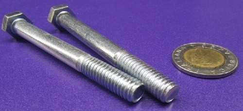 Cap Screw Bolt, GRADE 2, PT, Zinc 3/8"-16 x 3.0" Length, 25 Pc - Picture 4 of 11