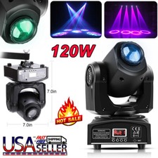 120W Moving Head Stage Light RGBW LED Beam 8GOBO Spot Light DMX DJ Disco Party