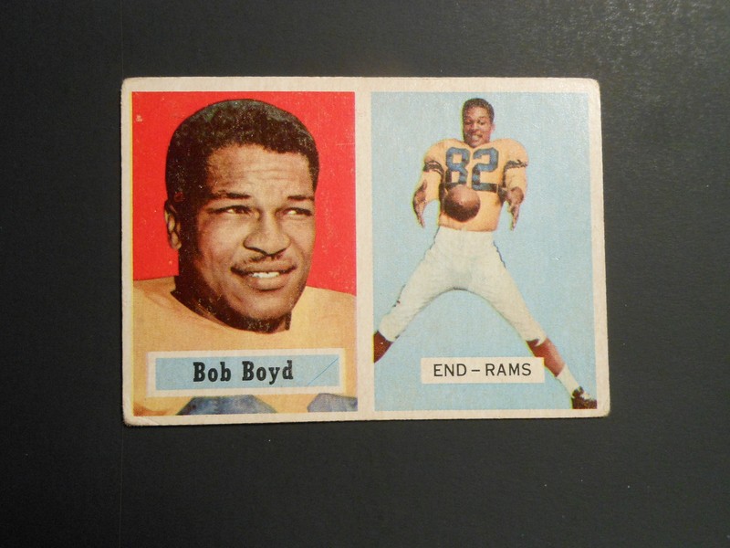 1957 TOPPS FOOTBALL CARD  #70 BOB BOYD    LOS ANGELES RAMS