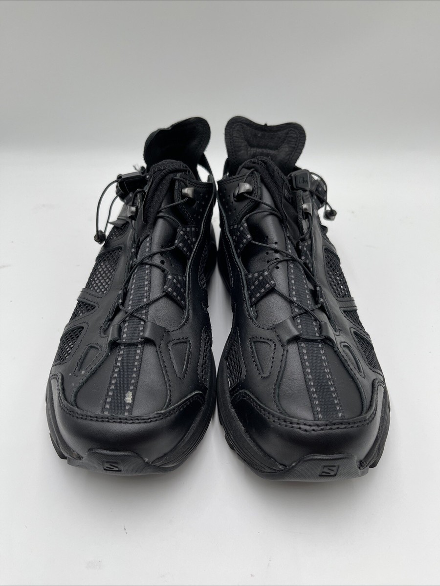 Salomon Techsonic Advanced Leather Sneakers in Black Size 8M Salomon Techsonic Advanced Leather Sneakers in Black Size 8M
