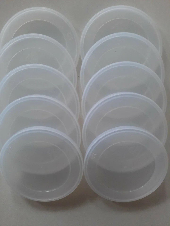 10 Frischhaltedeckel Dosendeckel 74 mm Kunststoffdeckel Katzenfutter Dose - Bild 2 von 2