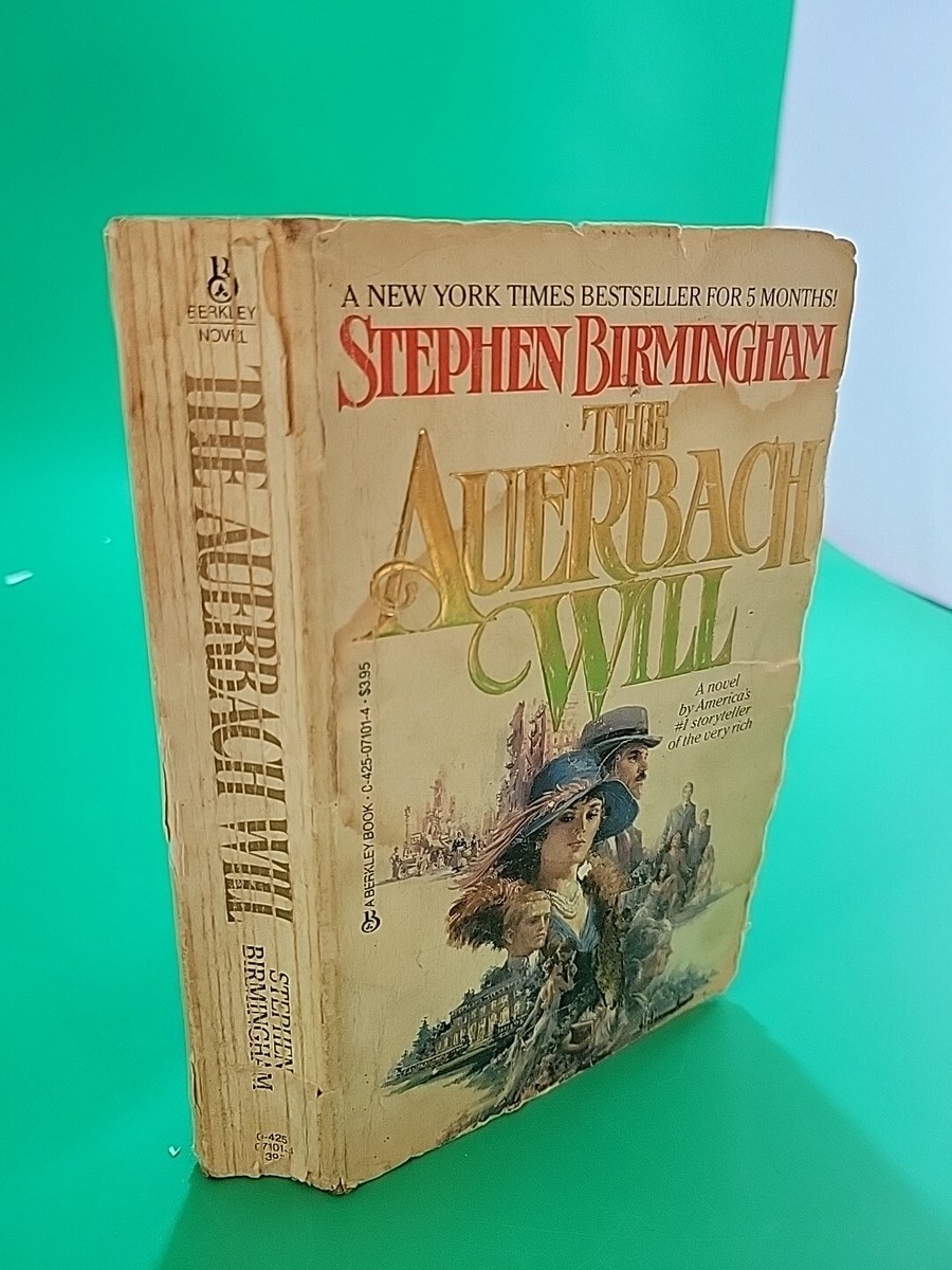 The Auerbach Will Stephen Birmingham PB 9780425071014| eBay