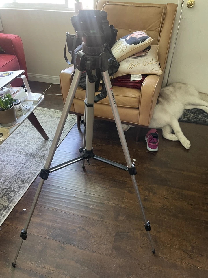 AMBICO-V-0554A -TRIPOD-STAND-CAMERA-CAMCORDER-VIDEO Excellent Condition - Image 4 of 4