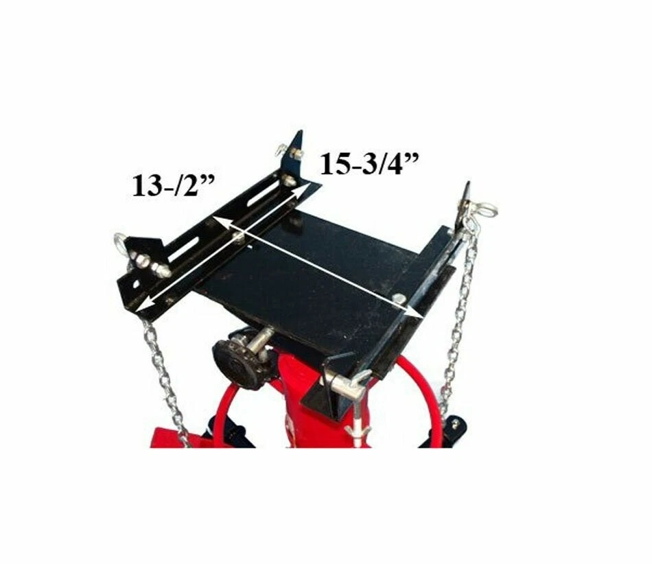 1/2 Ton HD Tall Transmission Jack Hydraulic 1000 lbs 34-5/8"-73-5/8" Lift Range Foto 4 de 4
