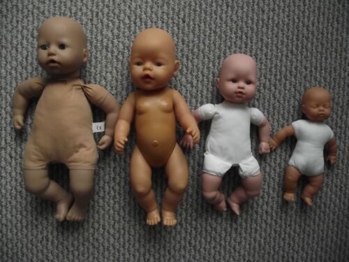BUNDLE OF BABY DOLLS FOR CLOTHES SIZING, BABY BORN, ANNABELL 18", 16", 14", 11" - Afbeelding 1 van 6