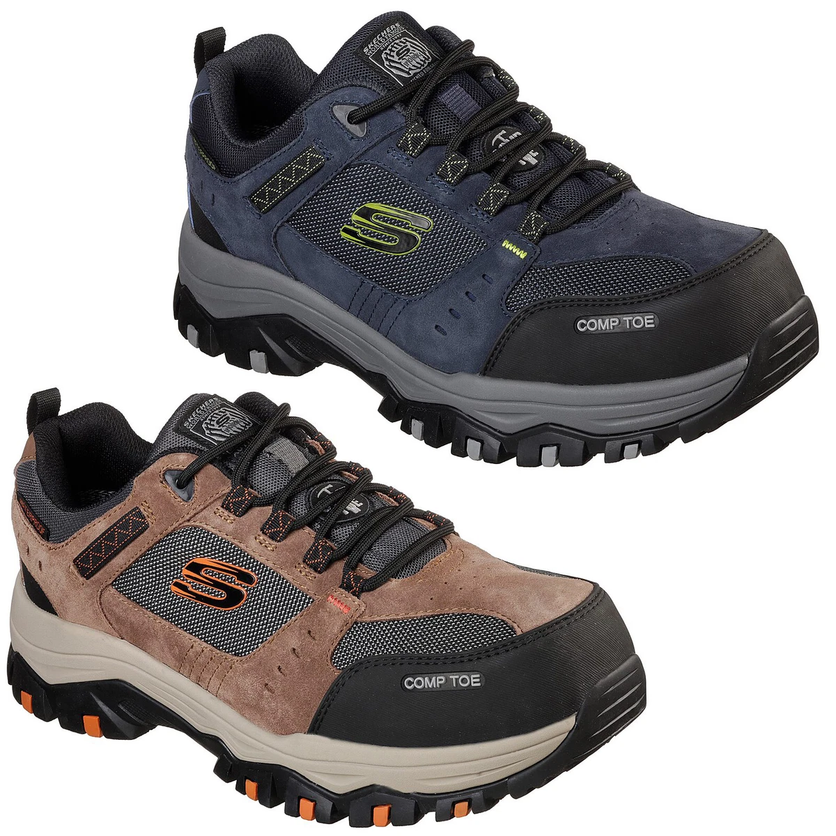 Skechers Work Greetah Comp Toe Safety Shoes Mens Waterproof Composite Trainers