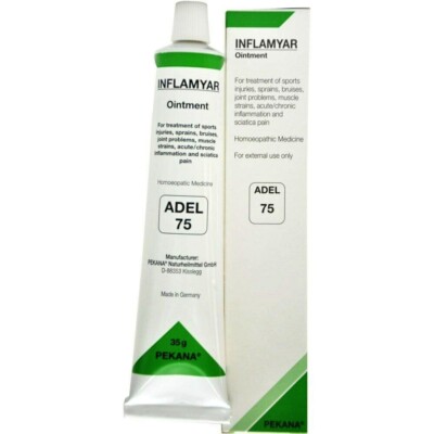 ADEL 75 Inflamyar Ointment 35gm relief from red, swelling conditions & gout