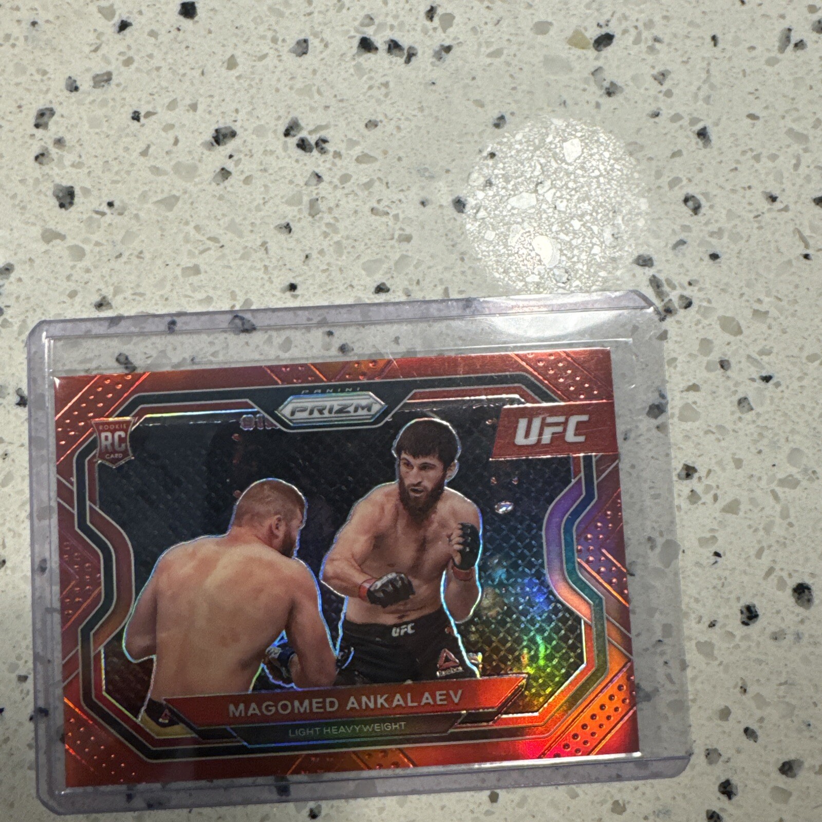 2021 PANINI UFC PRIZM #123 MAGOMED ANKALAEV RED PRIZM RC /275