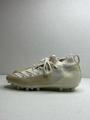 Adidas Adizero 8.0 Triple White Cleats - Size 5.5