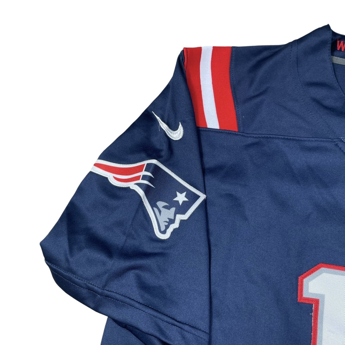 Nike On Field NFL New England Patriots Jersey 10 Mac Jones Jersey