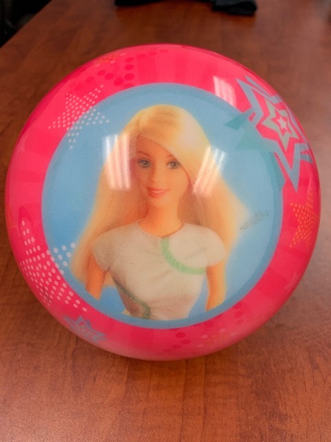 barbie bowling ball