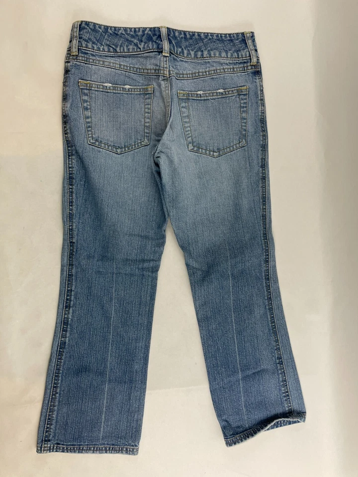 Old Navy Jeans, Junior Size 1, Blue, Denim, Cropped, Pockets, Low Waist - Image 2 of 4