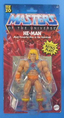 He-Man 5.5'' Action Figure 2020 Masters of the Universe Origins MOC Mattel MOTU