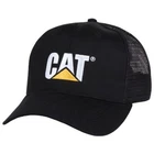 Black Caterpillar CAT Equipment Trucker Twill Mesh Diesel Cap Hat Cap