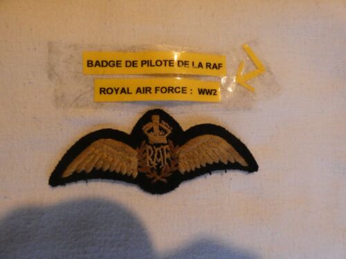 RARE - WW2  BREVET DE PILOTE DE LA RAF :  ROYAL AIR FORCE . - Photo 1/5
