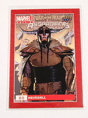 2020 MARVEL THE WAR OF THE REALMS HEIMDALL #89 UPPER DECK CARD | eBay