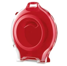 Sterilite Clear Lid Stackable Nesting Storage Christmas Holiday Wreath Box with