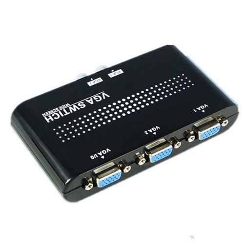 Dual Port VGA SVGA Monitor Sharing Switch Convertor For LCD PC Display Screen - Picture 2 of 5