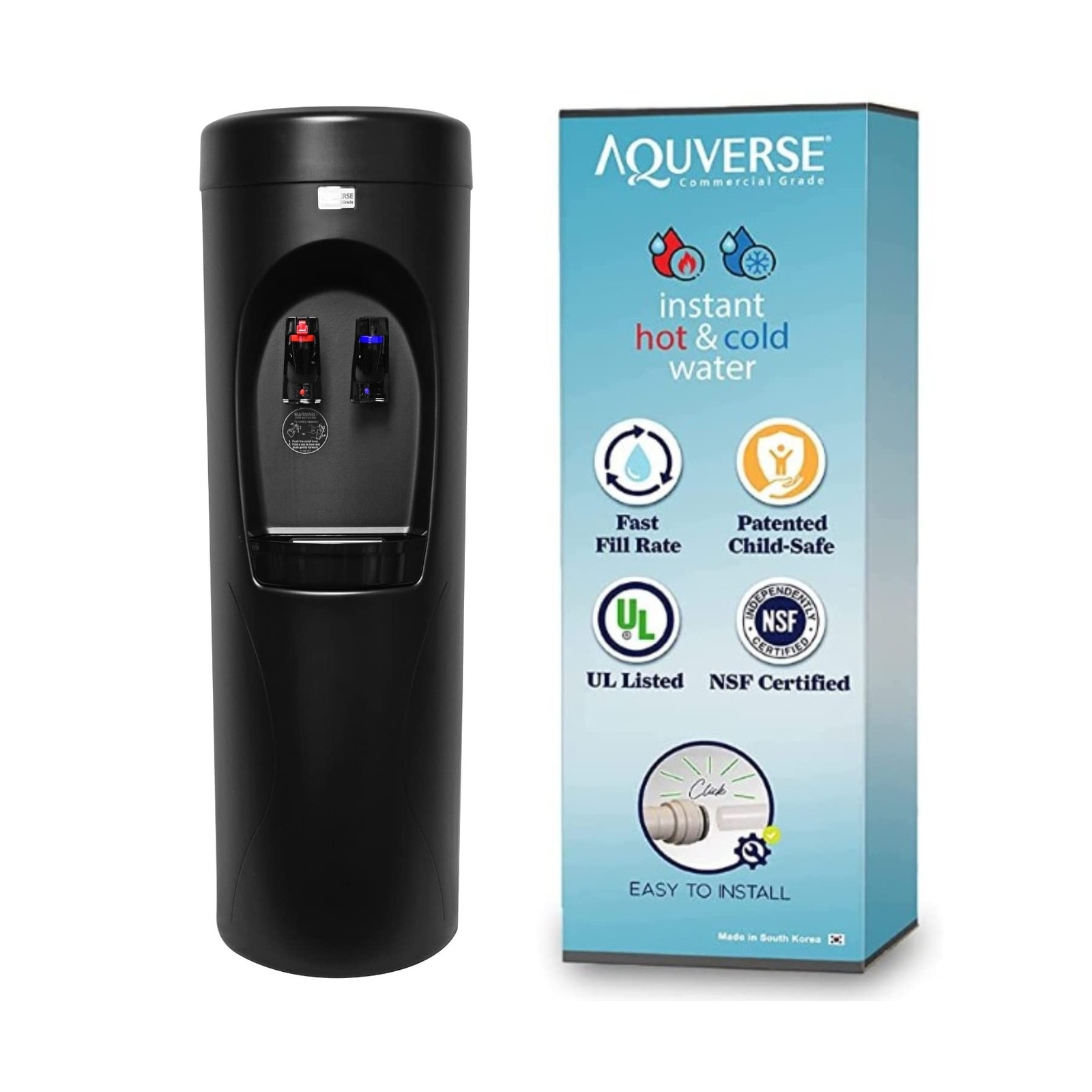 Aquverse Commercial Grade Bottleless Hot & Cold Water Cooler Dispenser