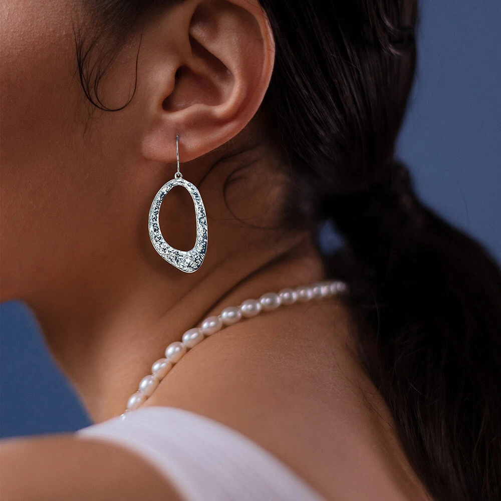Titanium earrings dangle deals