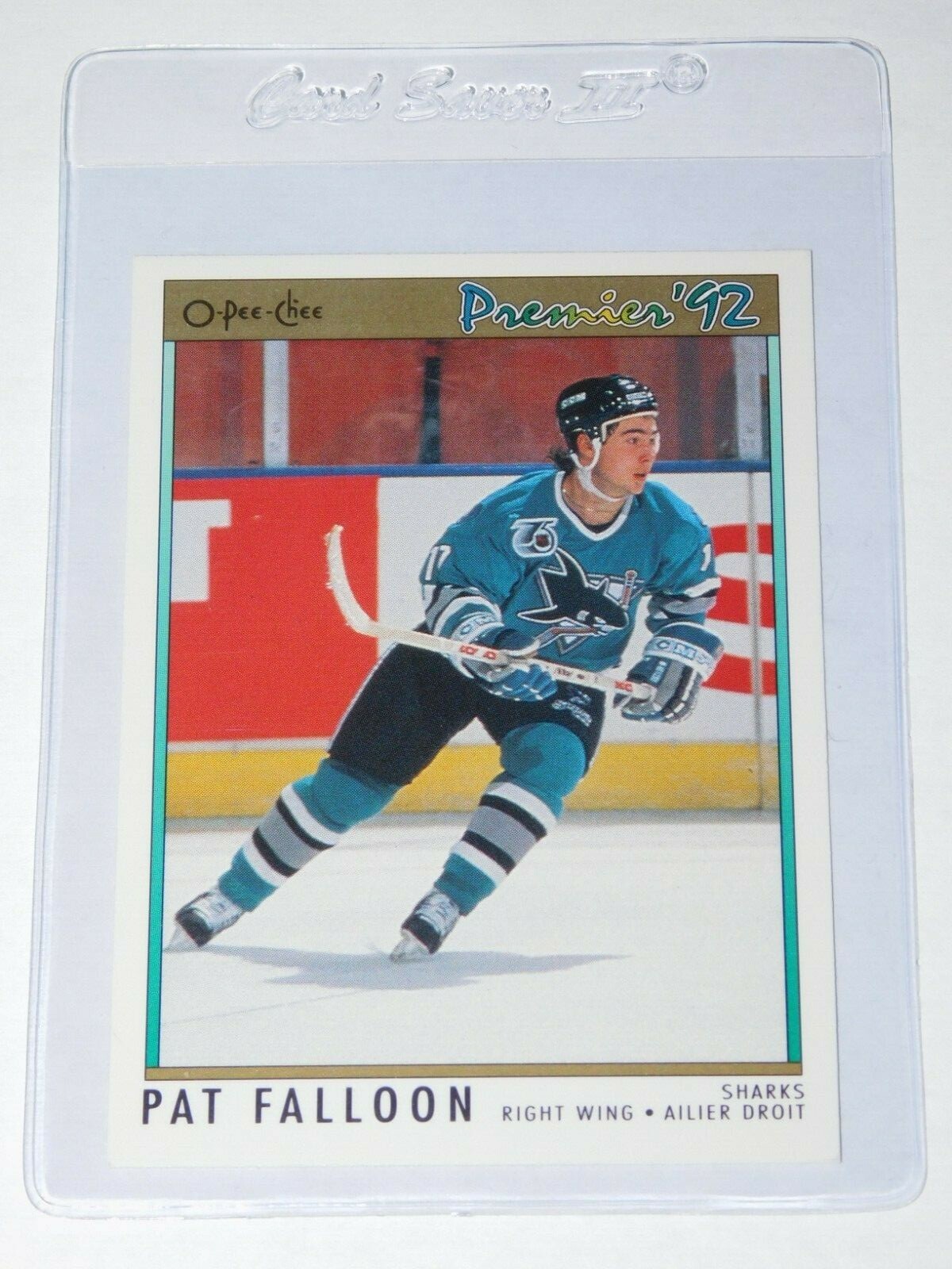 1991-92 O-PEE-CHEE PREMIER PAT FALLOON CARD #56 (Near-Mint - Mint)