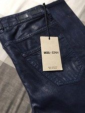 Men's Denim Jeans DIESEL EDUN STRETCH  SLIM Blue RARE JEANS W28 L32
