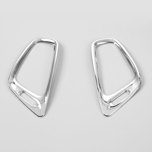 Center Console Air Vent Cover Ring Trim Frame Decor Chrome For Jeep Compass 17+ - Picture 10 of 10