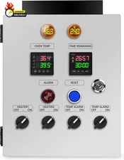 Control Panel for Powder Coating Oven (240V 50A), Precisely Control Temperature 
