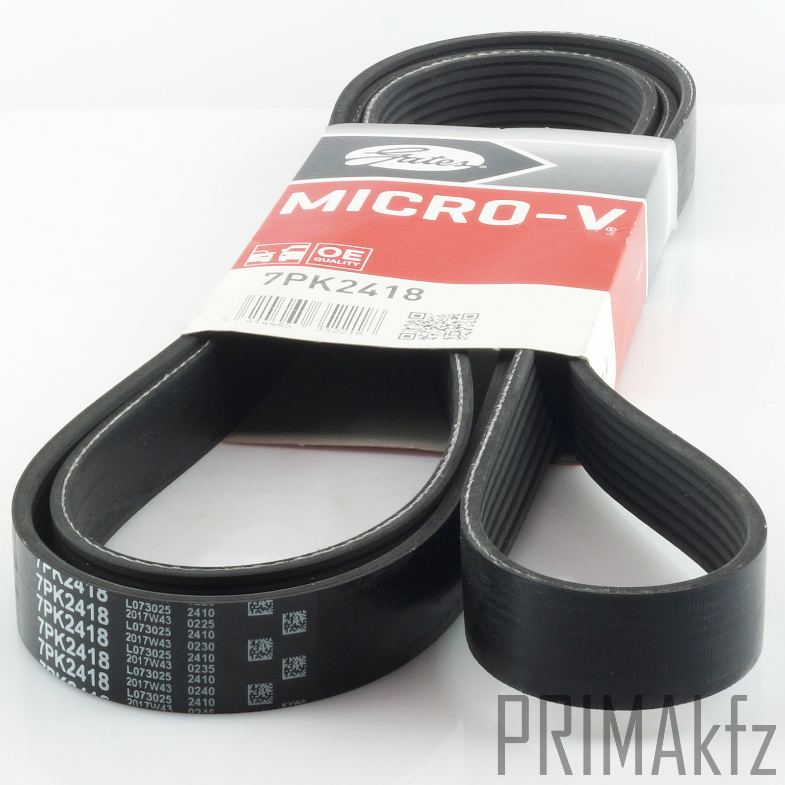 GATES 7PK2418 Vrib belt + belt tensioner for Mercedes W203 W204 S203