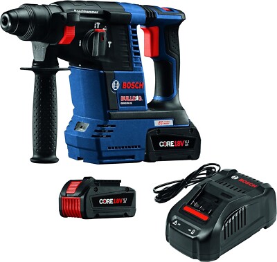 Bosch GBH18V-26K24 18V EC Brushless 1'' SDS-plus Bulldog Rotary Hammer Kit