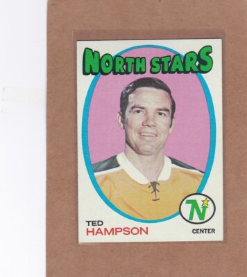 1971-72 TOPPS HOCKEY TED HAMPSON #101 NORTH STARS EX+ *A35392