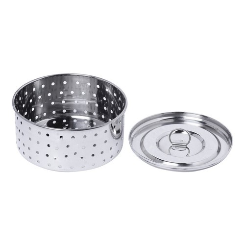 New Stainless Steel Round Shape Paneer/Tofu Press Mould Maker (750 ML) - Picture 3 of 3