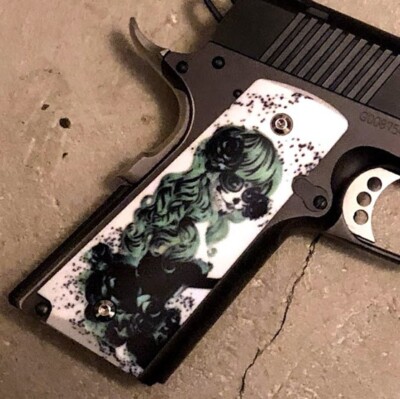 Dia De Los Muertos Girl Full Size Government 1911 Grips