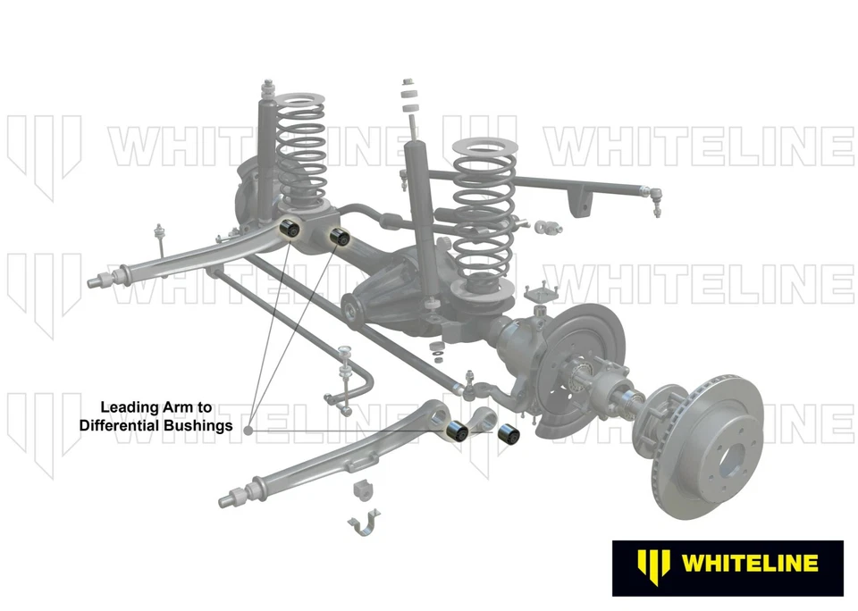 KIT BRAZO DELANTERO WHITELINE W81730 A CASQUILLO DIFERENCIAL para FORD PATROL GQ Y60 Foto 2 de 3