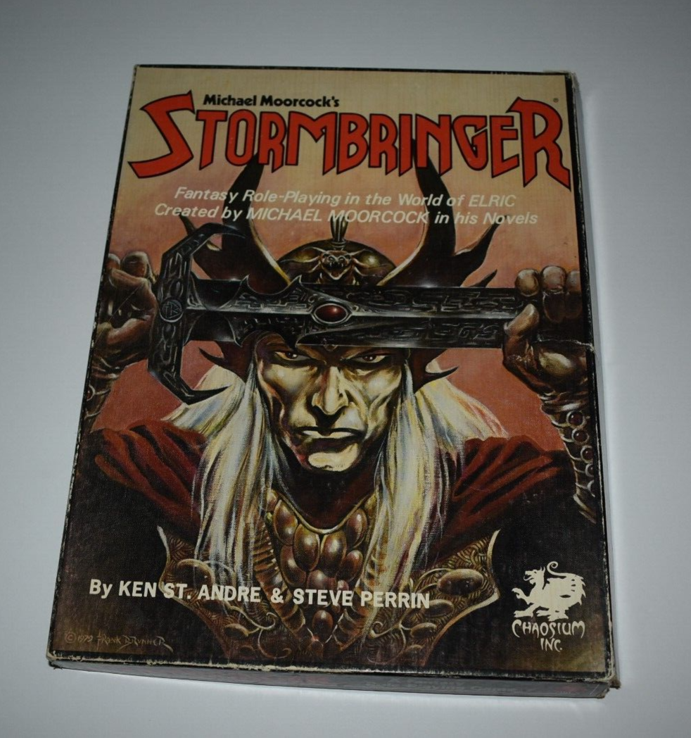 Chaosium Stormbringer 1981 - Jeu De Rôle World Of ELRIC - NEUF SOUS CELLOPHANE