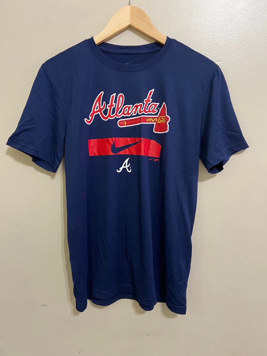 Nike Atlanta Braves MLB Baseball Dri-FIT Performance Shirt 2XL Authentic  N922