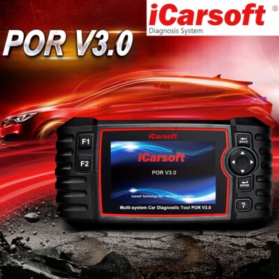 iCarsoft POR V3.0 für Porsche Diagnose Scanner OBD 2 Diagnosegerät Öl Service