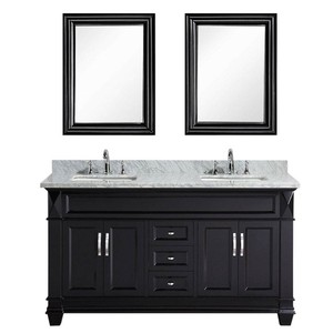 Design Element Hudson 61"(61-inch) Solid Wood Double Sink ...