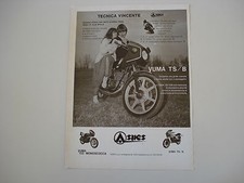 advertising Pubblicità 1981 MOTO ASPES JUMA YUMA 125 TS/B