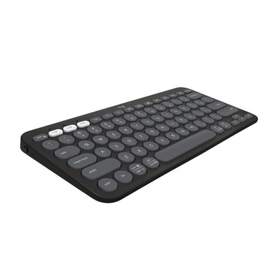 Logitech Pebble Keys 2 K380s Bluetooth Keyboard Slim Multi-Device Tonal Graphite