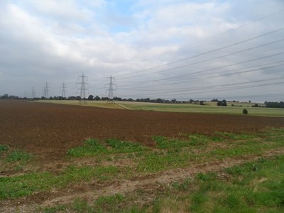 Foto A2 Doppelleitung Masten und Stromleitungen Burgberg\/TM1547 um 2014
