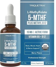 L-Methylfolate 5-MTHF Plus Methyl B12 15 MG A...