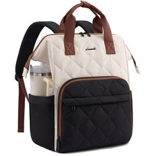 Laptop Backpack for Women, 15.6 inch Work Travel Backpack Purse, Puffer Quilt...