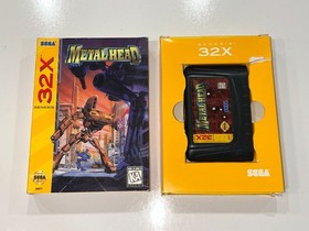 Metal Head (Sega 32X, 1995) CIB Complete in Box with Manual Vr Nice!