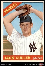 1966 Topps #31 Jack Cullen Yankees 6 - EX/MT