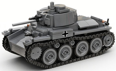 Buildarmy WW2 German Panzer 38t Tank Brick Model Building Block 435pcs