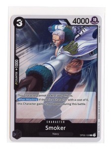 Smoker (102) OP02-102 Rare Paramount War Foil