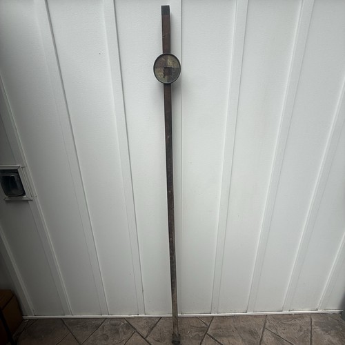 Antique Surveyor Level Rod Target Staff Railroad Engineering Transit Tool