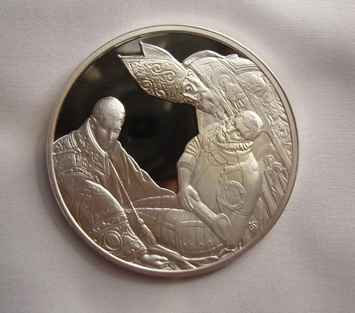 100 Greatest Masterpieces 65g Sterling Silver  J Pinches- Burial Orgaz El Greco